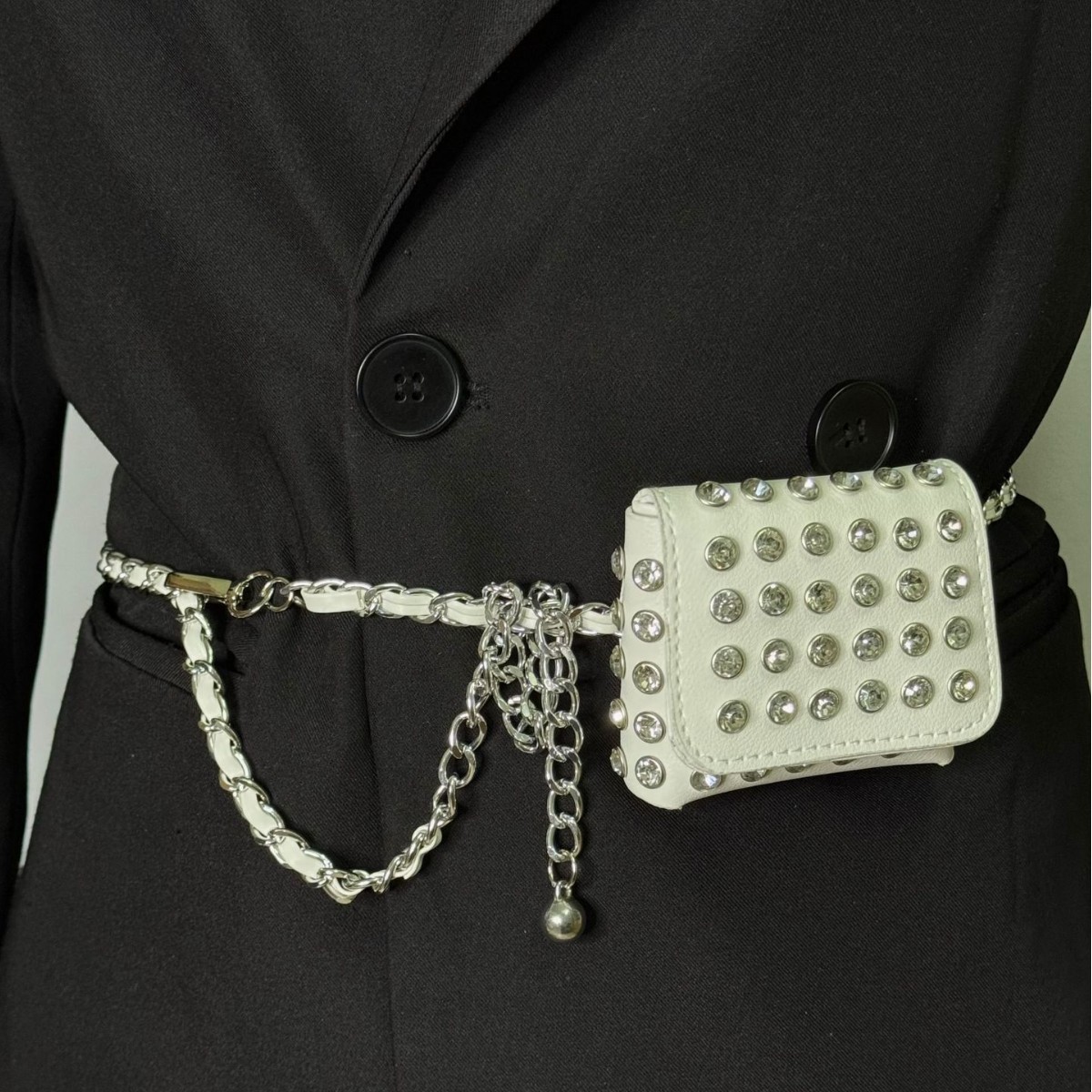 Women Bags Jeans - Mode Rivet Mini sac à bandoulière