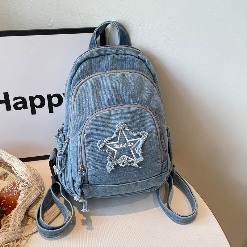 Women Bags Jeans - Sac à dos en jean Y2K