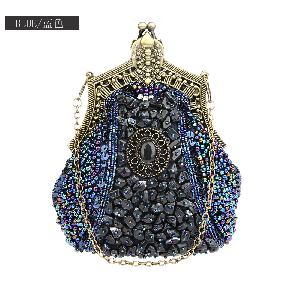Women'S Vegan Bags - Sac à main rétro à sequins