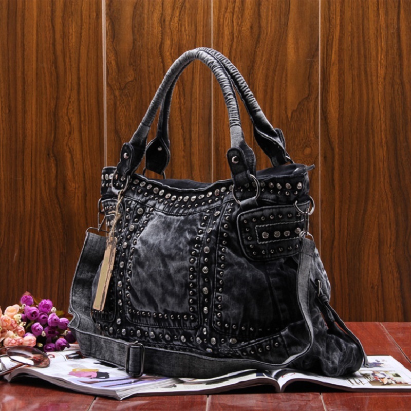 Women Bags Jeans - Sac à main en jean avec