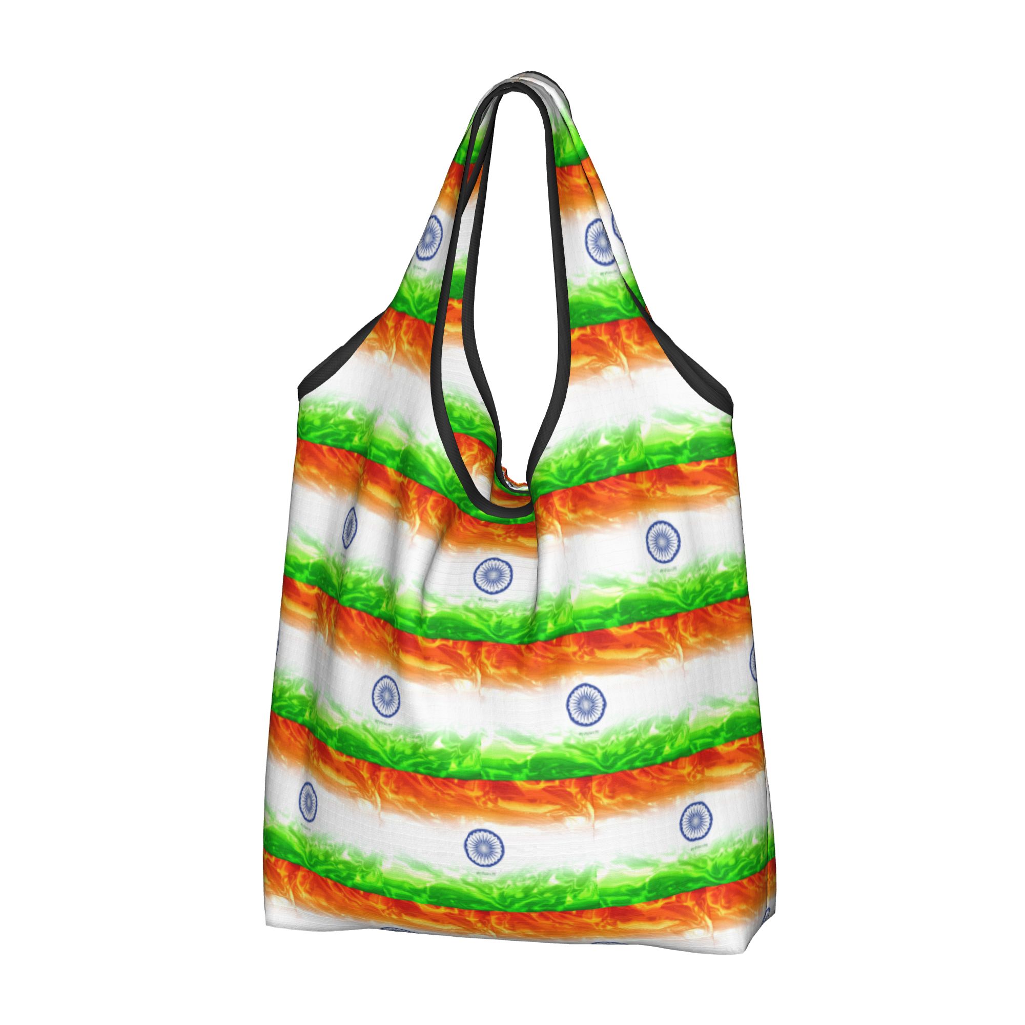Women Bags India - Sac fourre-tout pour courses avec drapeau