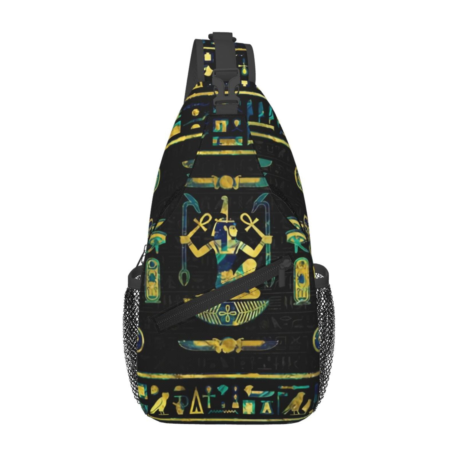 Women Bags India - Hiéroglyphes égyptiens doré inde sac à