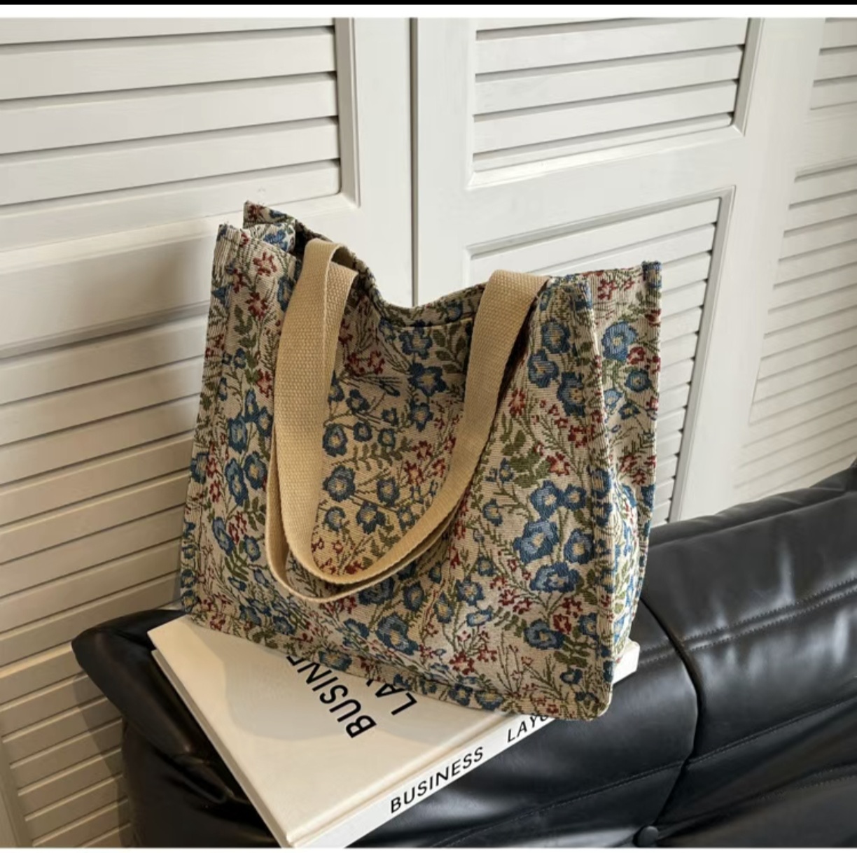 Sac fourre-tout en toile impri - Women'S Vegan Bags avis et prix