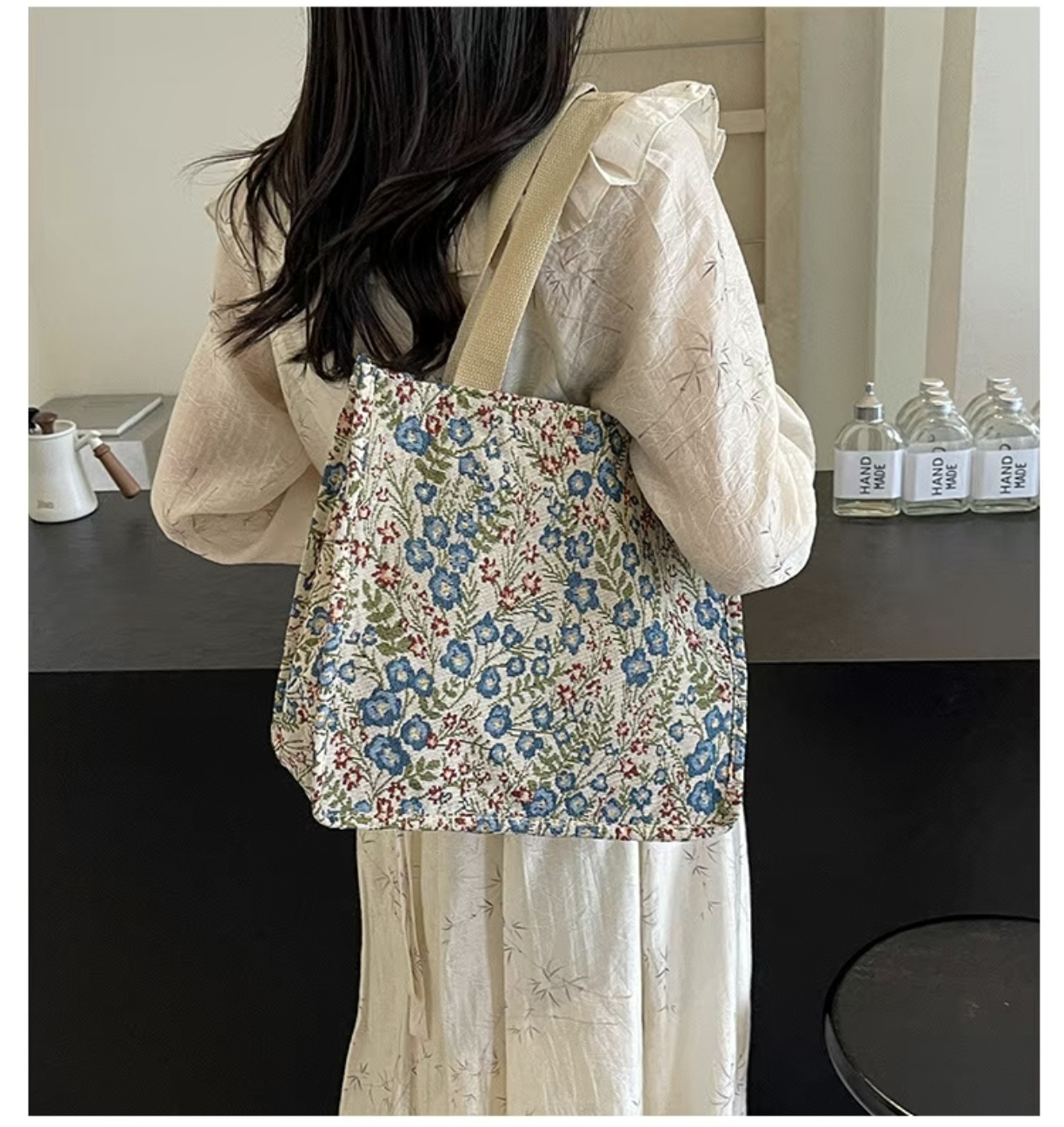 Sac fourre-tout en toile impri - Women'S Vegan Bags avis et prix