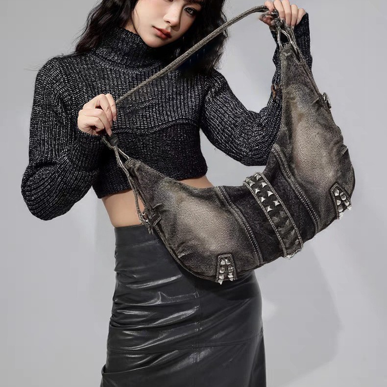 Sac à bandoulière en Denim dél - Women Bags Jeans avis et prix