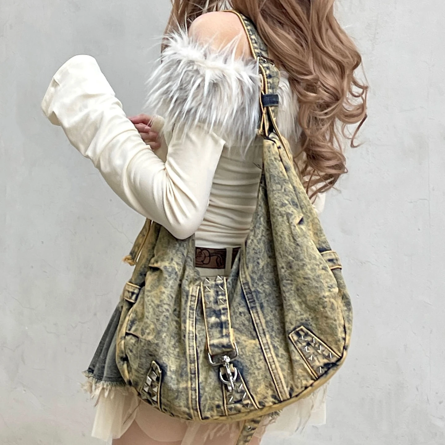 Sac à bandoulière en Denim dél - Women Bags Jeans avis et prix