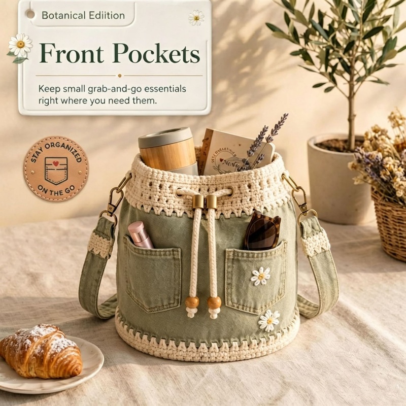 Sac seau en jean au crochet, s - Women Bags Aldo avis et prix