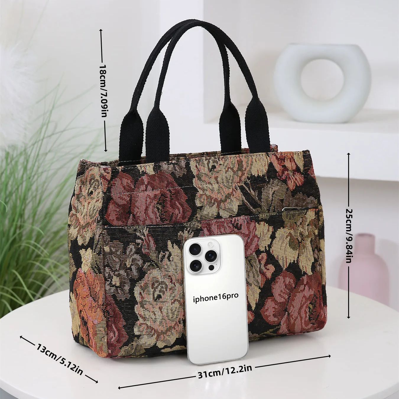 Sac fourre-tout à imprimé Flor - Women Bags Offers avis et prix