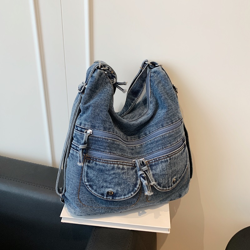 Sac fourre-tout en jean délavé - Women Bags Jeans avis et prix