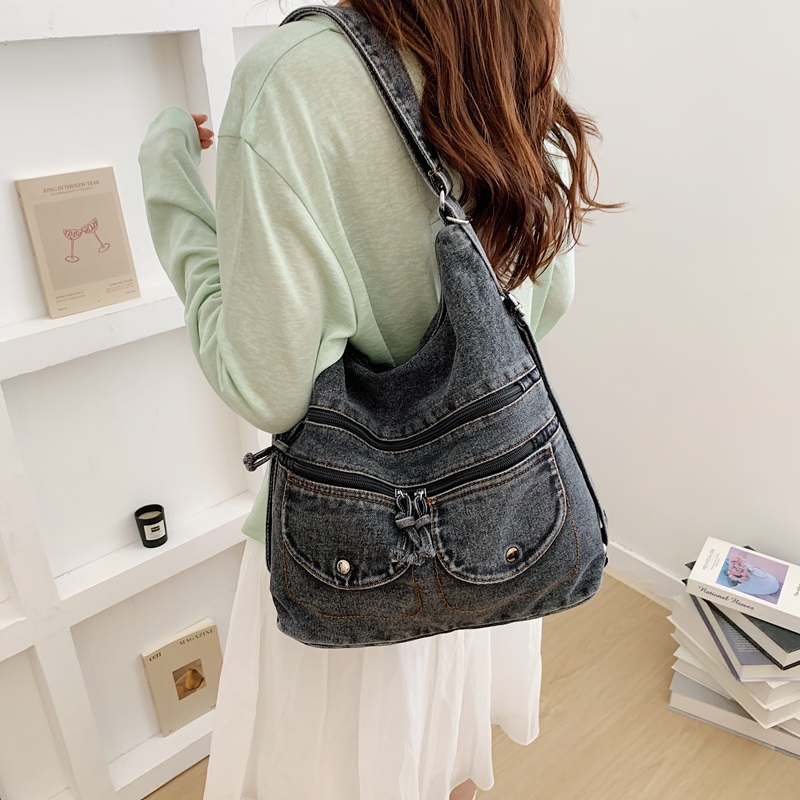Sac fourre-tout en jean délavé - Women Bags Jeans avis et prix