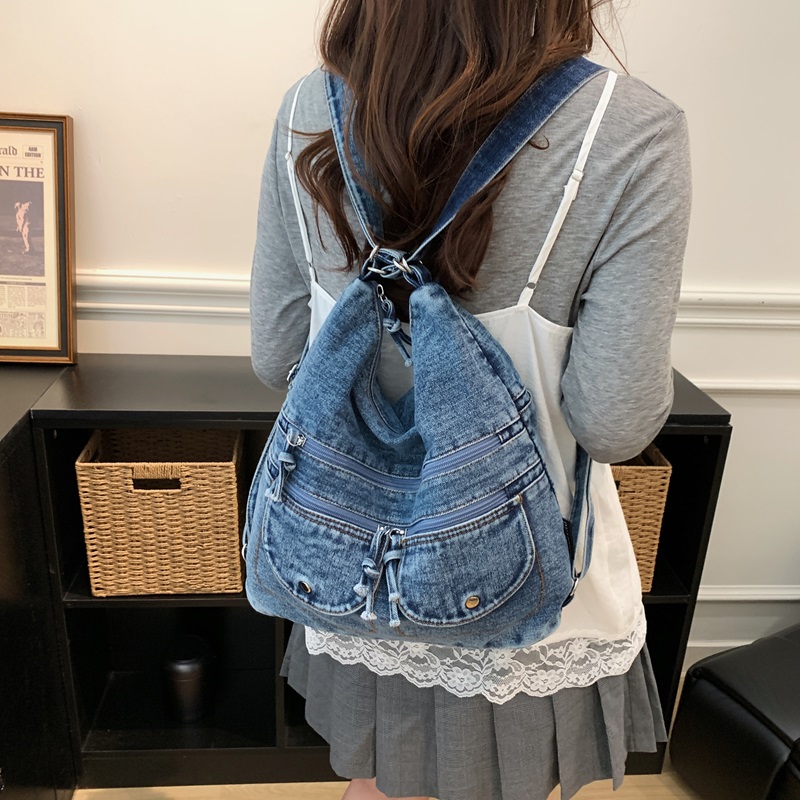 Sac fourre-tout en jean délavé - Women Bags Jeans avis et prix