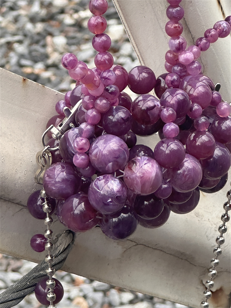 Mini pochette perlée violette  - Women'S Vegan Bags avis et prix