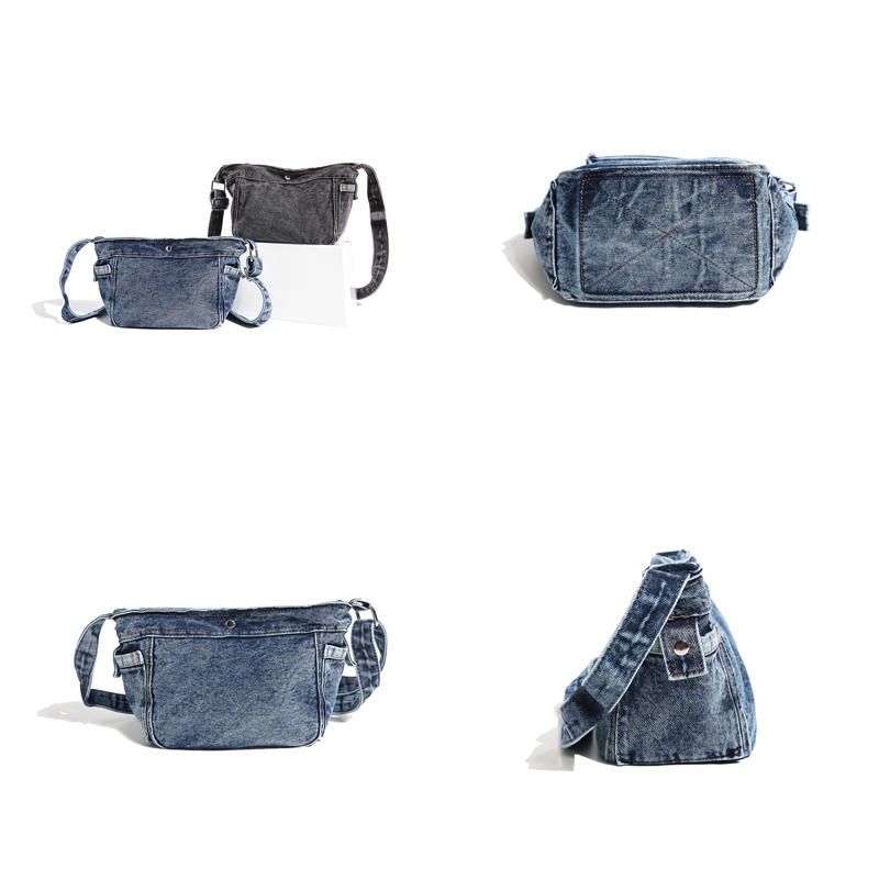 Sac Hobo en Denim Streetwear A - Women Bags Jeans avis et prix