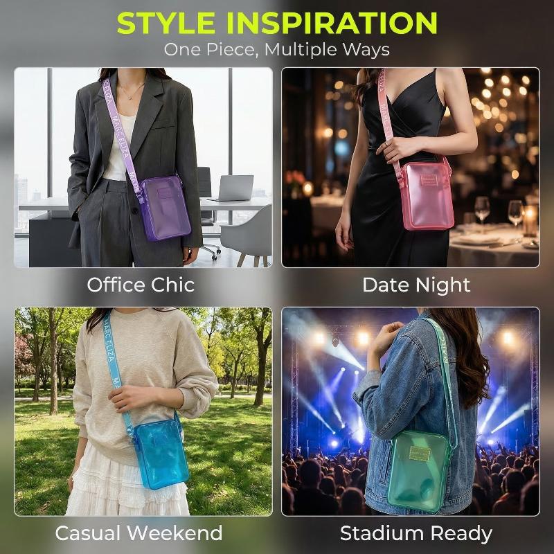 Sac messager en PVC transparen - Women Bags For Gift avis et prix