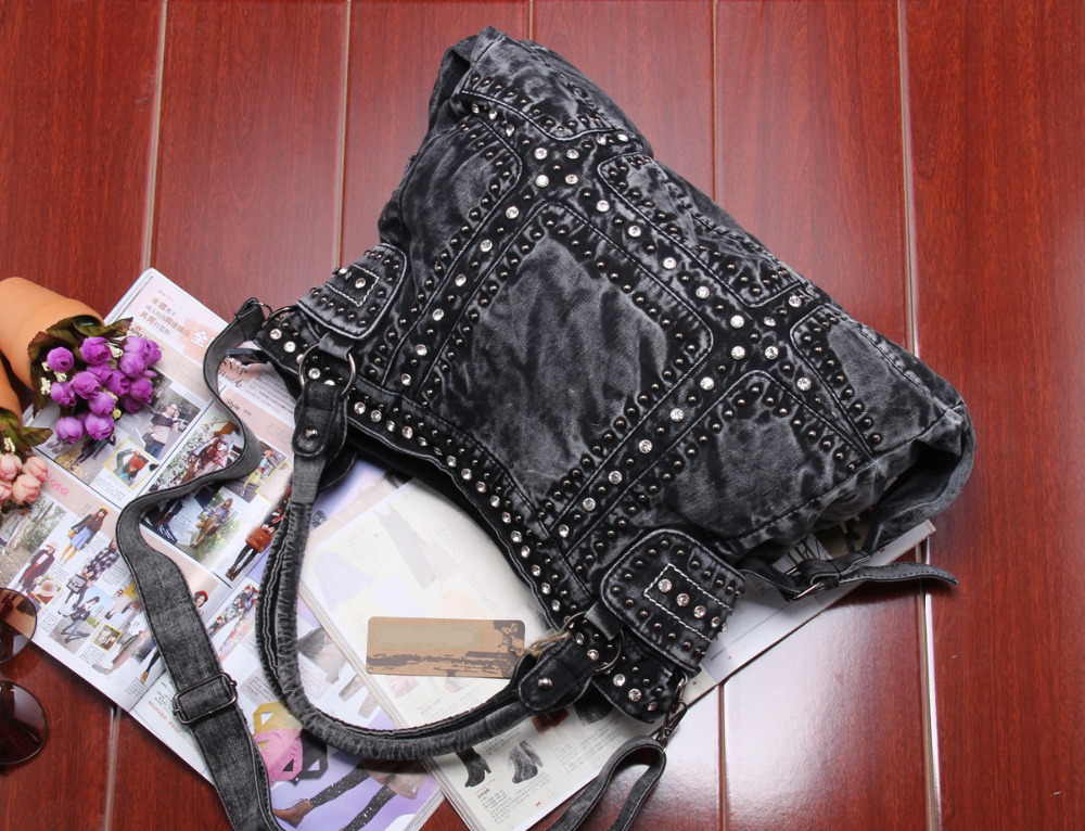 Sac à main en jean avec biscui - Women Bags Jeans avis et prix