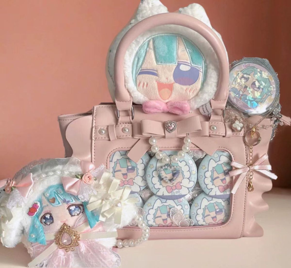 Harajuku carré rose Ita sac fe - Women'S Vegan Bags avis et prix